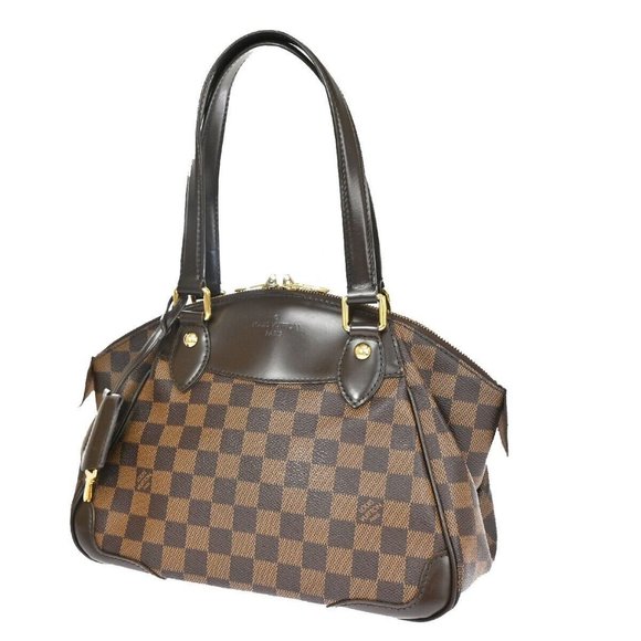 LOUIS VUITTON Verona PM Shoulder Bag Damie Ebene Leather Brown - Picture 8 of 15